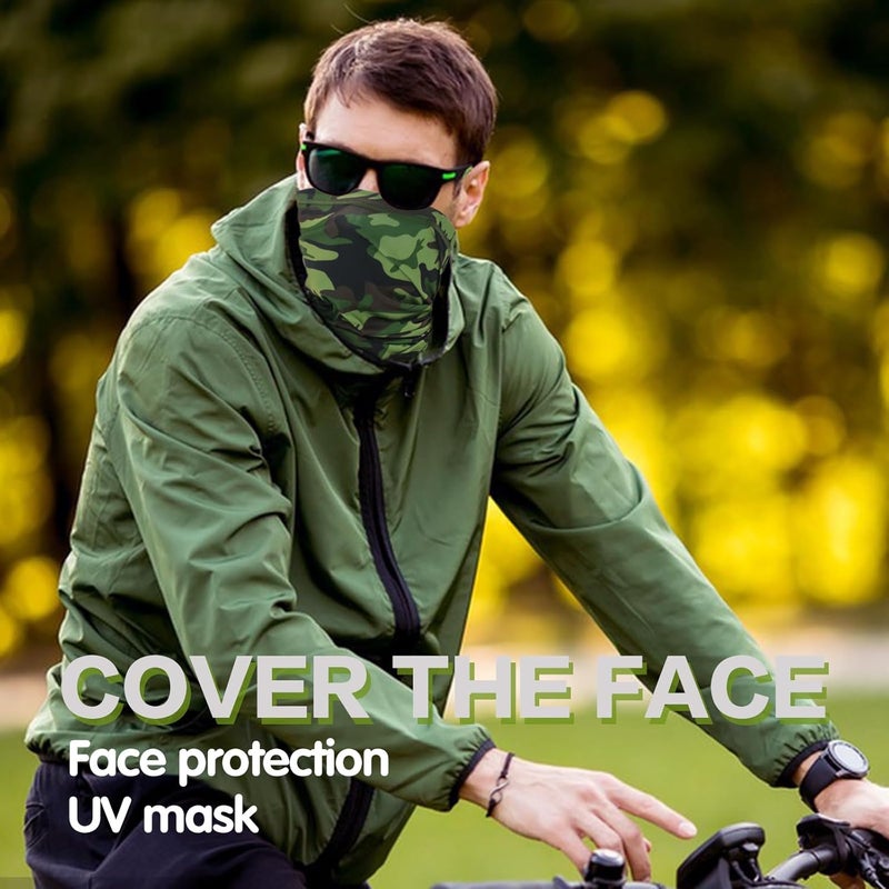 Cisnocr Cooling Neck Gaiter for Men Women Gator Face Mask Scart Cover Fishing Motorcycle Breathable Sun Protection Balaclava Bandana - Image 5